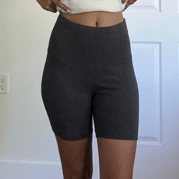 Grey Bike Shorts - Picture 1 of 3